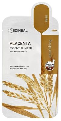 MEDIHEAL Питательная тканевая маска для лица с плацентой Placenta Essential Mask (24 мл)