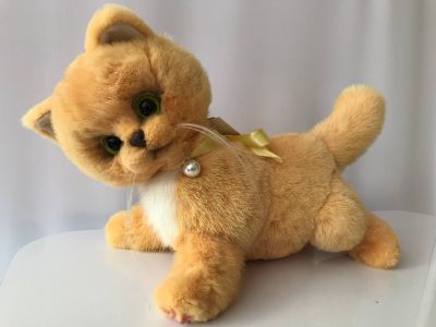 Рыжий кот из натурального меха норки 