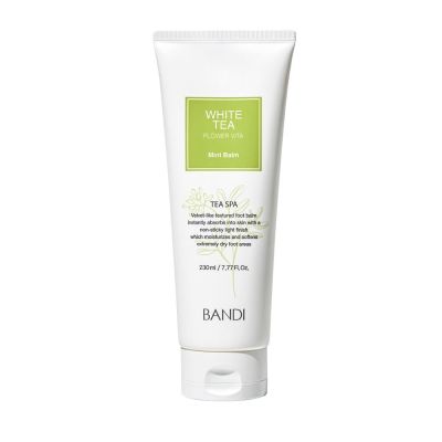 Бальзам охлаждающий BANDI Flower Vita Tea Spa Mint Balm, White Tea, для педикюра, 230 мл