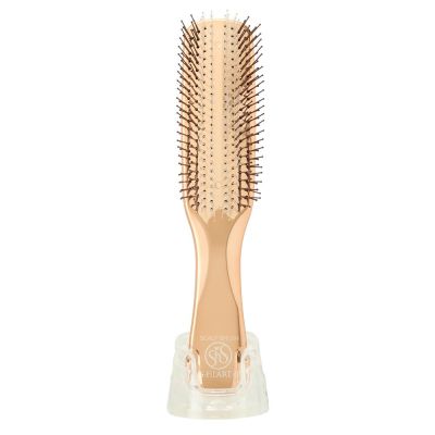 Scalp Brush World Premium Gold удлиненная (золото шампань) 