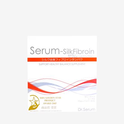 Dr. Serum Silk Fibroin Пищевая добавка на основе протеина шелка со вкусом персика 30шт.