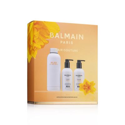 Balmain Hair Couture Набор с белой бутылкой Limited Edition Muse du Printemps Care Set