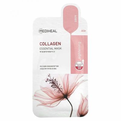 MEDIHEAL Антивозрастная тканевая маска для лица с коллагеном Collagen Essential Mask (25 мл)