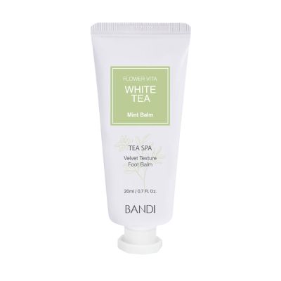 Бальзам охлаждающий BANDI Flower Vita Tea Spa Mint Balm, White Tea, для педикюра, 20 мл